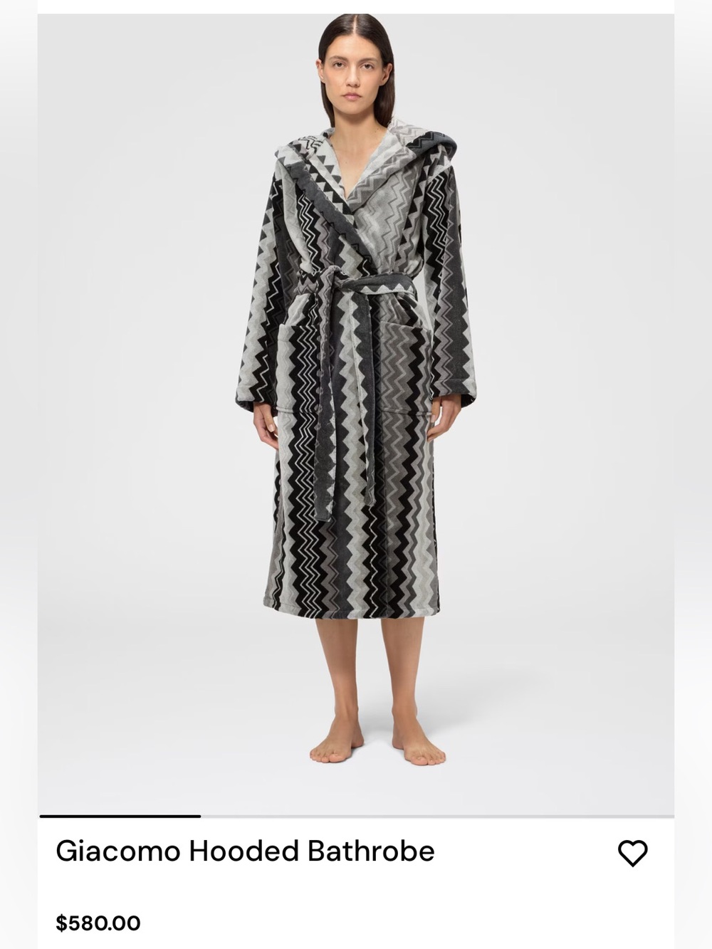 Missoni Home Giacomo Robe - Size M - Picture 5 of 5